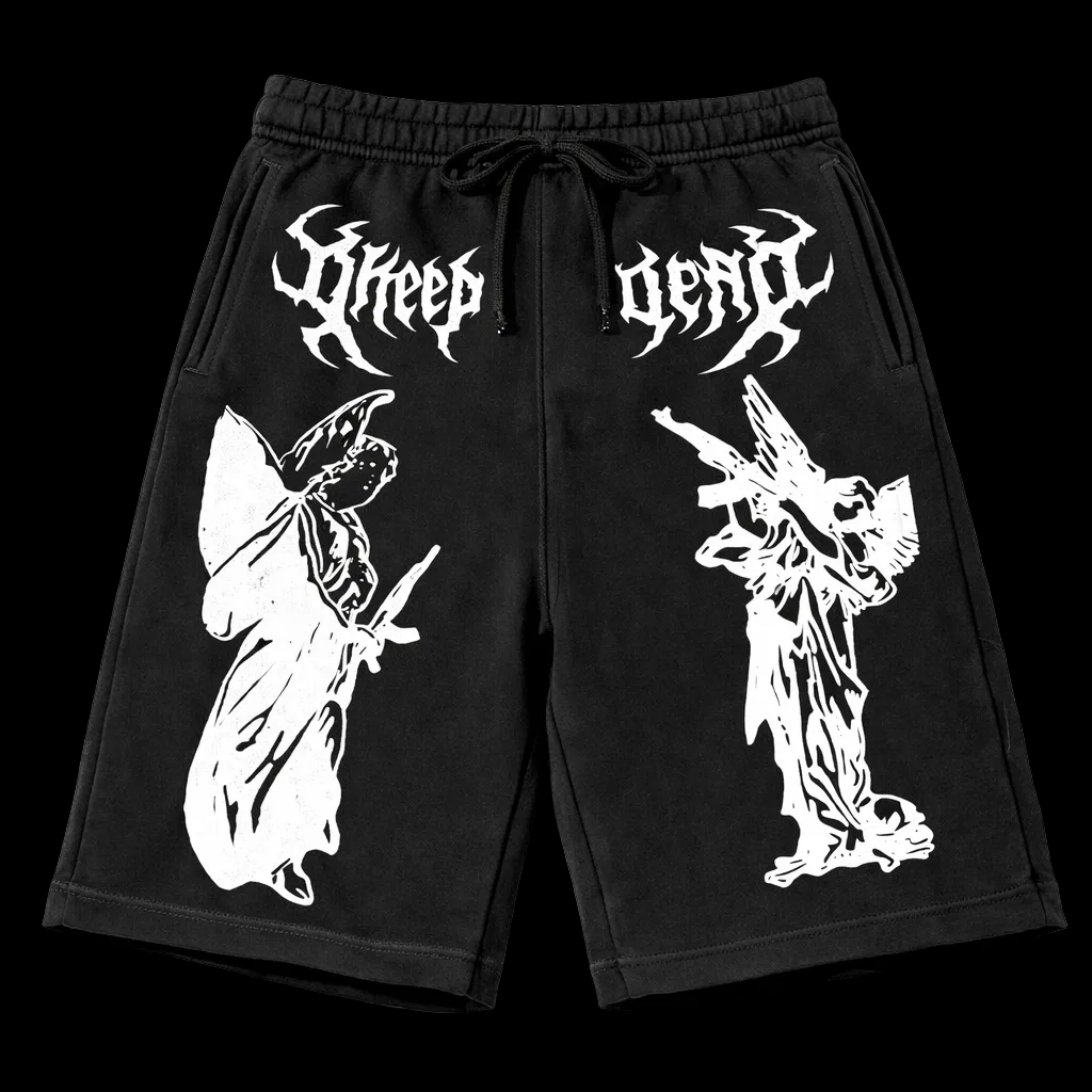 Angel Strike Vintage Gym Short | MAZENTIH