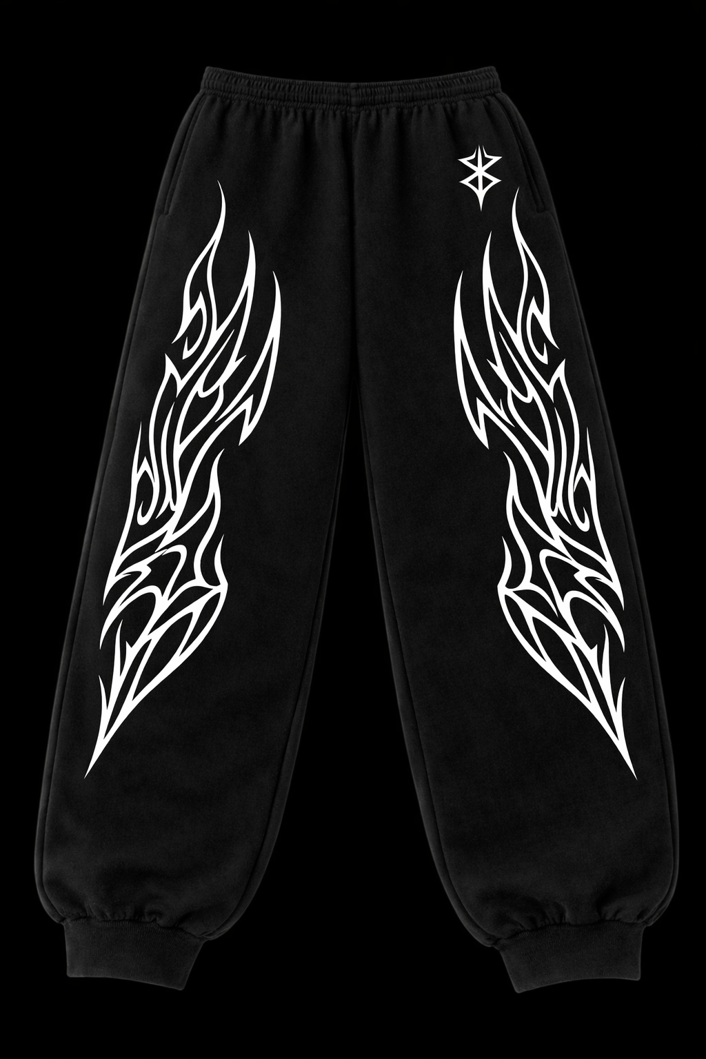 Tribal Surge Flame Jogger Pants | MAZENTIH
