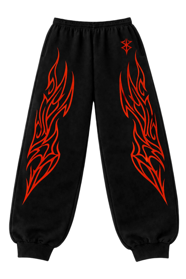 Tribal Surge Flame Jogger Pants | MAZENTIH