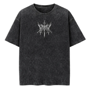 Black Ritual Vintage Oversized Gym T-Shirt - |MAZENTIH