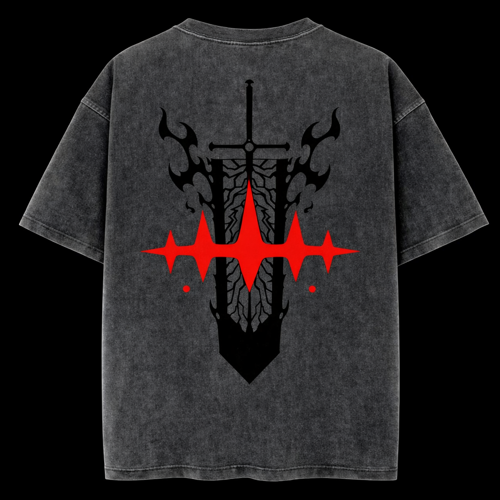 Asta Vintage Oversized Gym T-Shirt – Athletic Fit | MAZENTIH