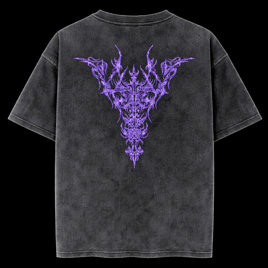 Cross Oversized Gym T-Shirt – Vintage Athletic Fit | MAZENTIH