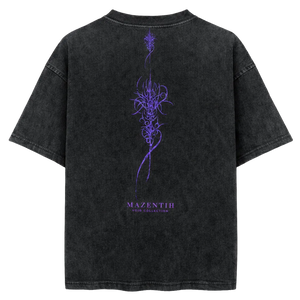 Shadow Violet Gym T-Shirt – Vintage Athletic Fit |MAZENTIH
