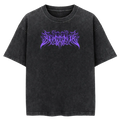 Shadow Violet Gym T-Shirt – Vintage Athletic Fit |MAZENTIH