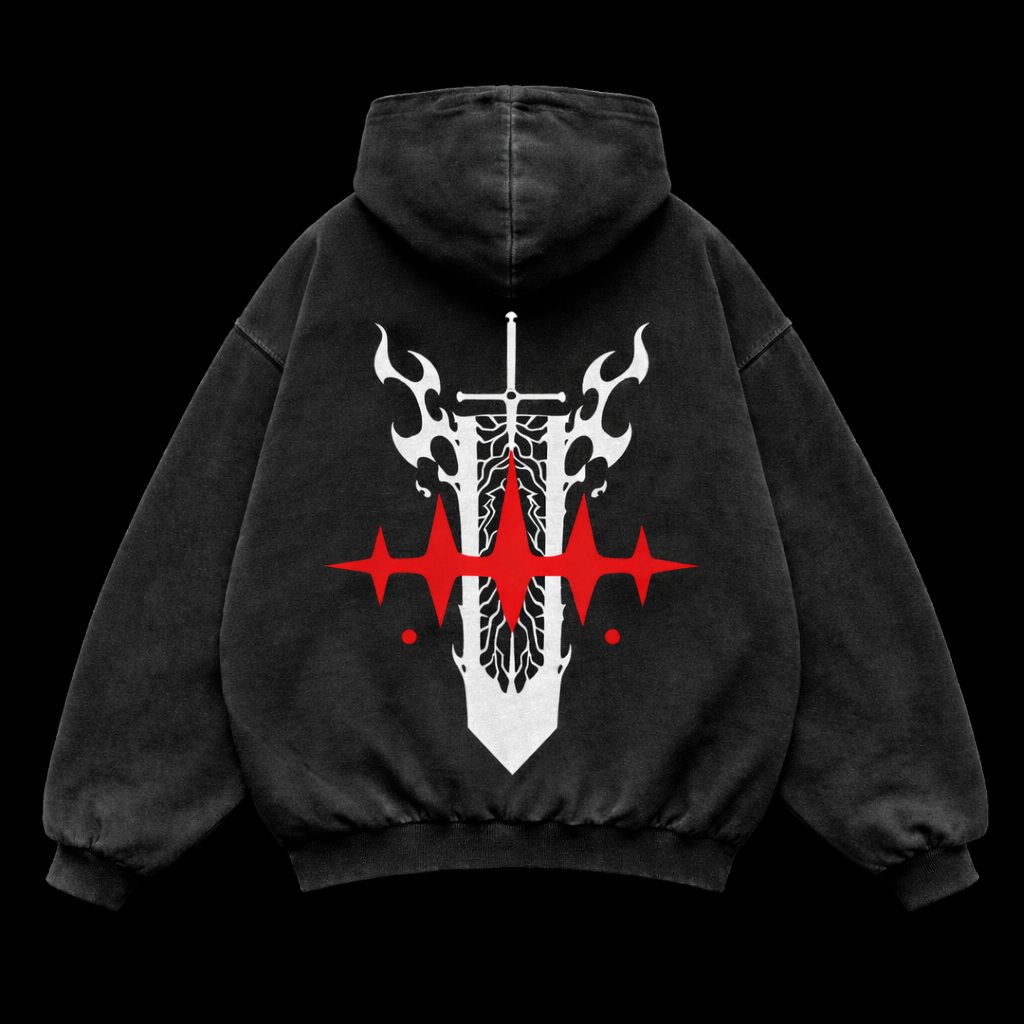 Asta Vintage Oversized Gym Hoodie –  Athletic Fit | MAZENTIH