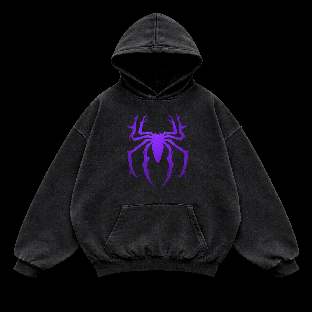 Spider Oversized Gym Hoodie – Athletic Fit |MAZENTIH