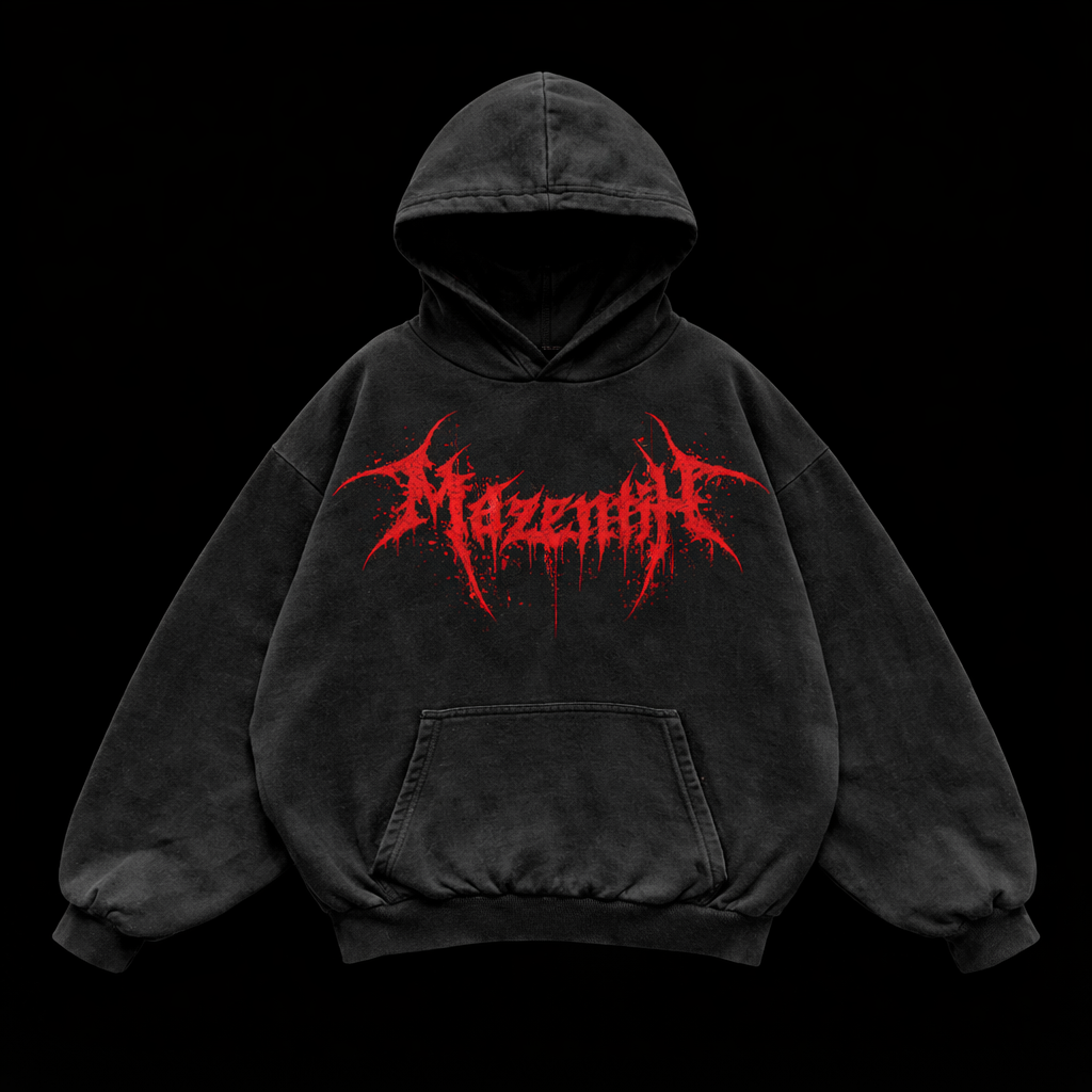 Blood Rage Gym Hoodie –  Athletic Fit | MAZENTIH