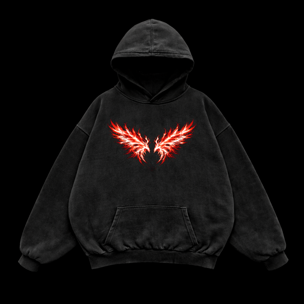 Energy Wings Gym Hoodie – Athletic Fit |MAZENTIH