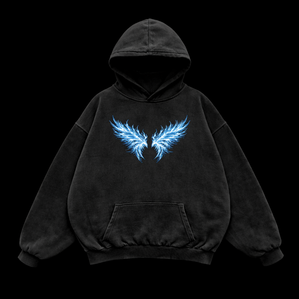 Energy Wings Gym Hoodie – Athletic Fit |MAZENTIH