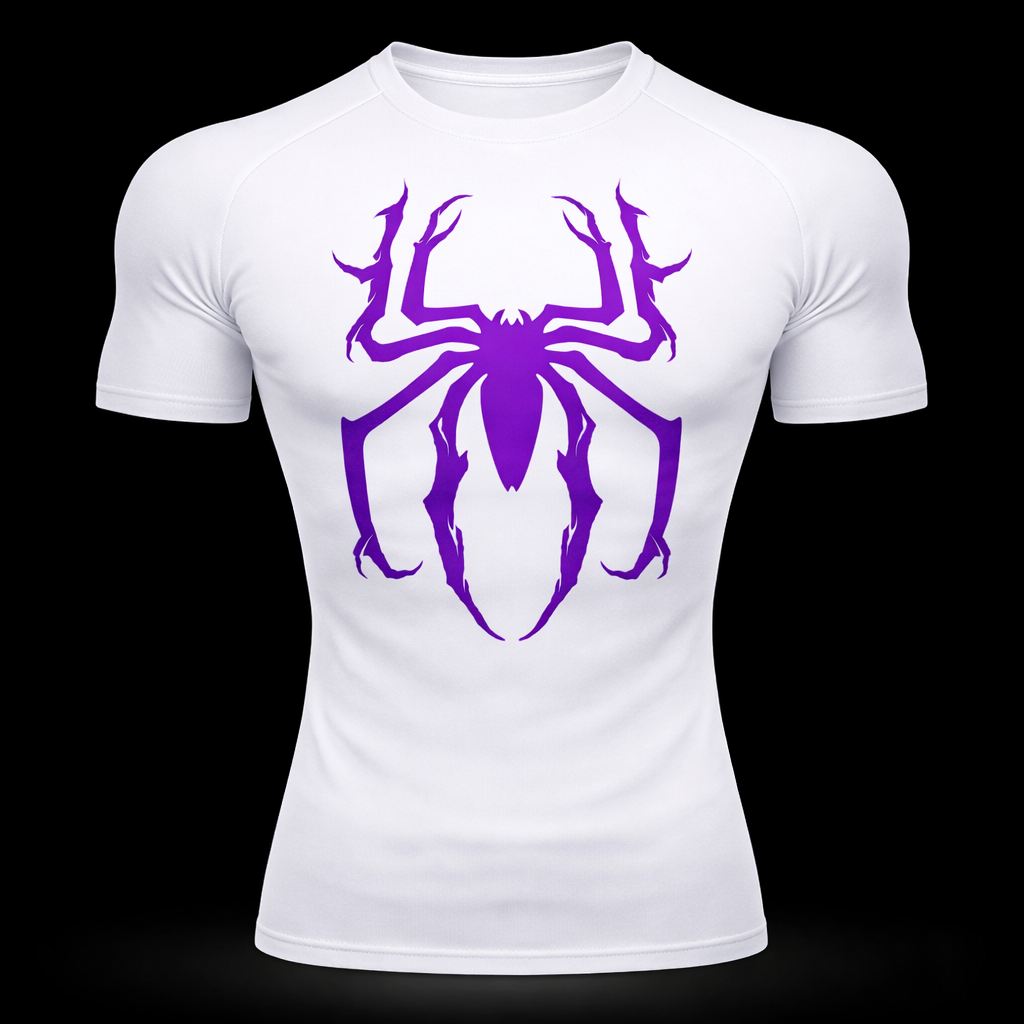 Purple Spider Gym Compression – Athletic Fit | MAZENTIH