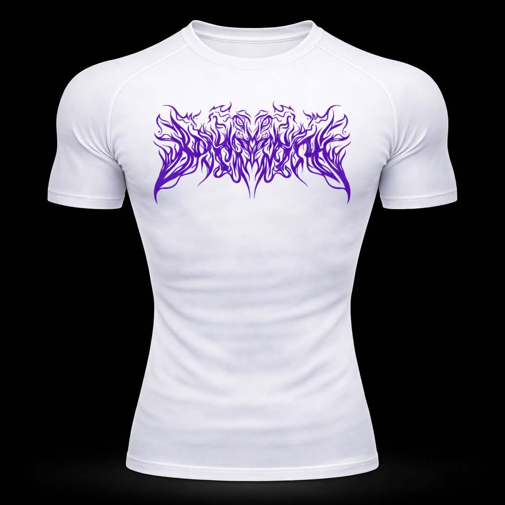 Purple Chaos Compression – Athletic Fit | MAZENTIH