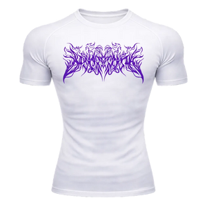 Purple Chaos Compression – Athletic Fit | MAZENTIH