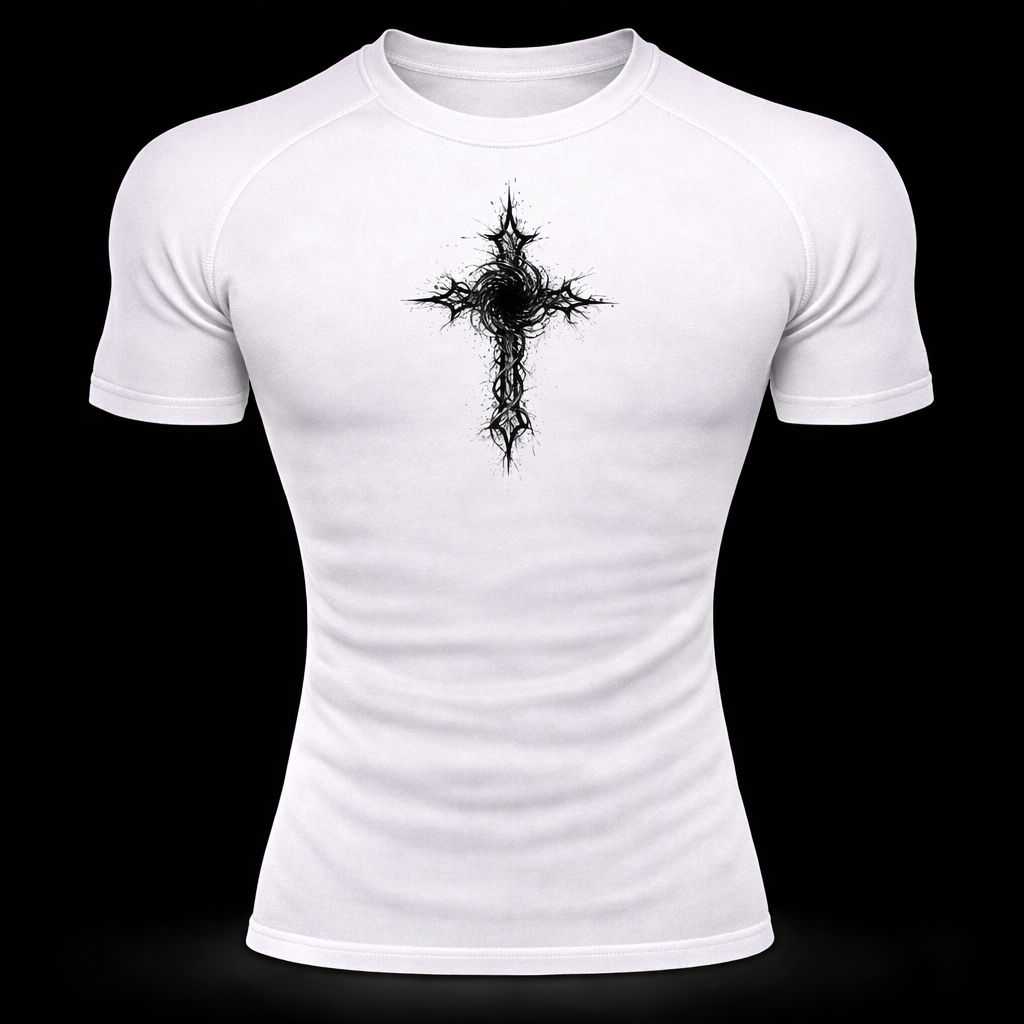 Dark Faith Gym Compression – Athletic Fit |MAZENTIH