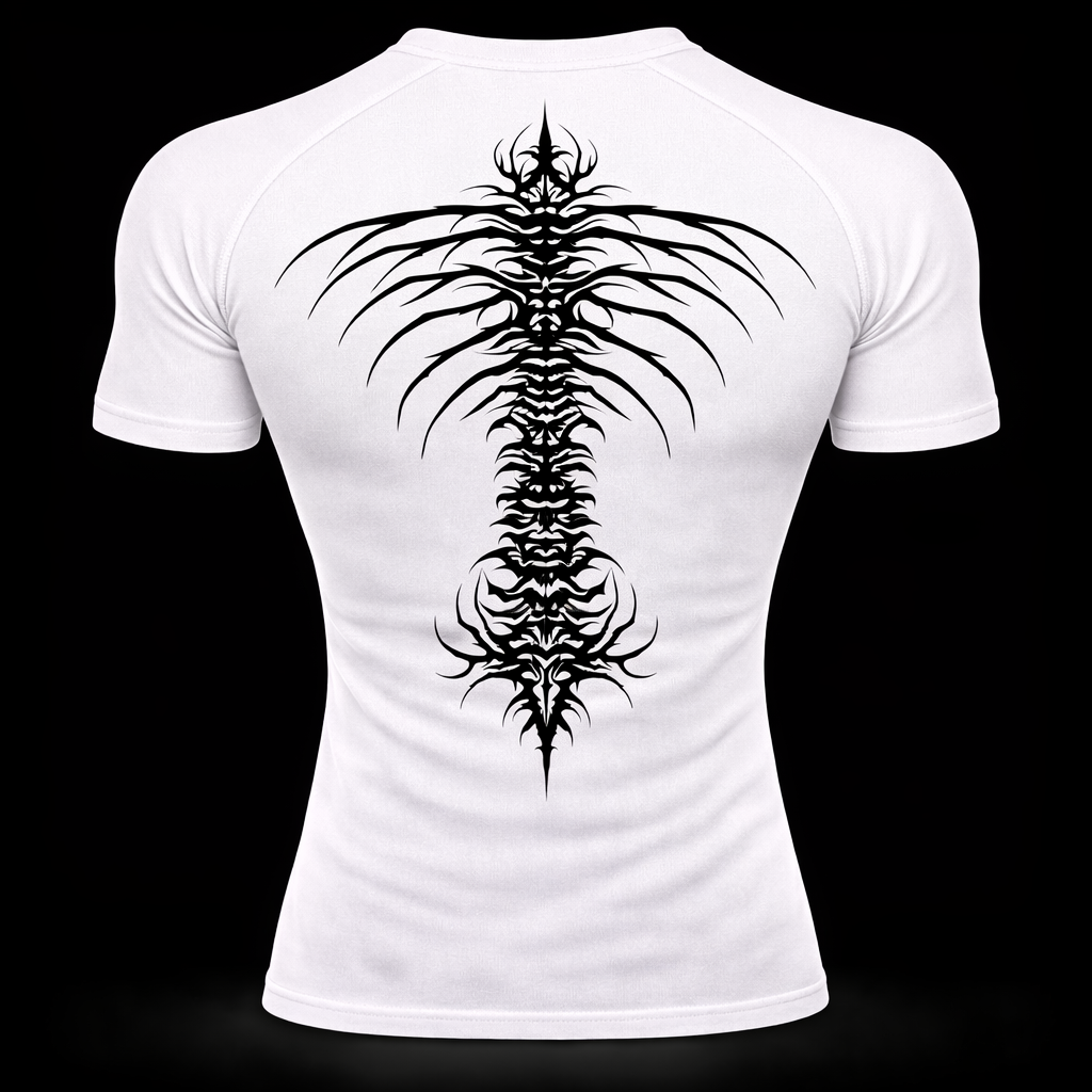 Spine Metal Compression Shirt – Athletic Fit | MAZENTIH