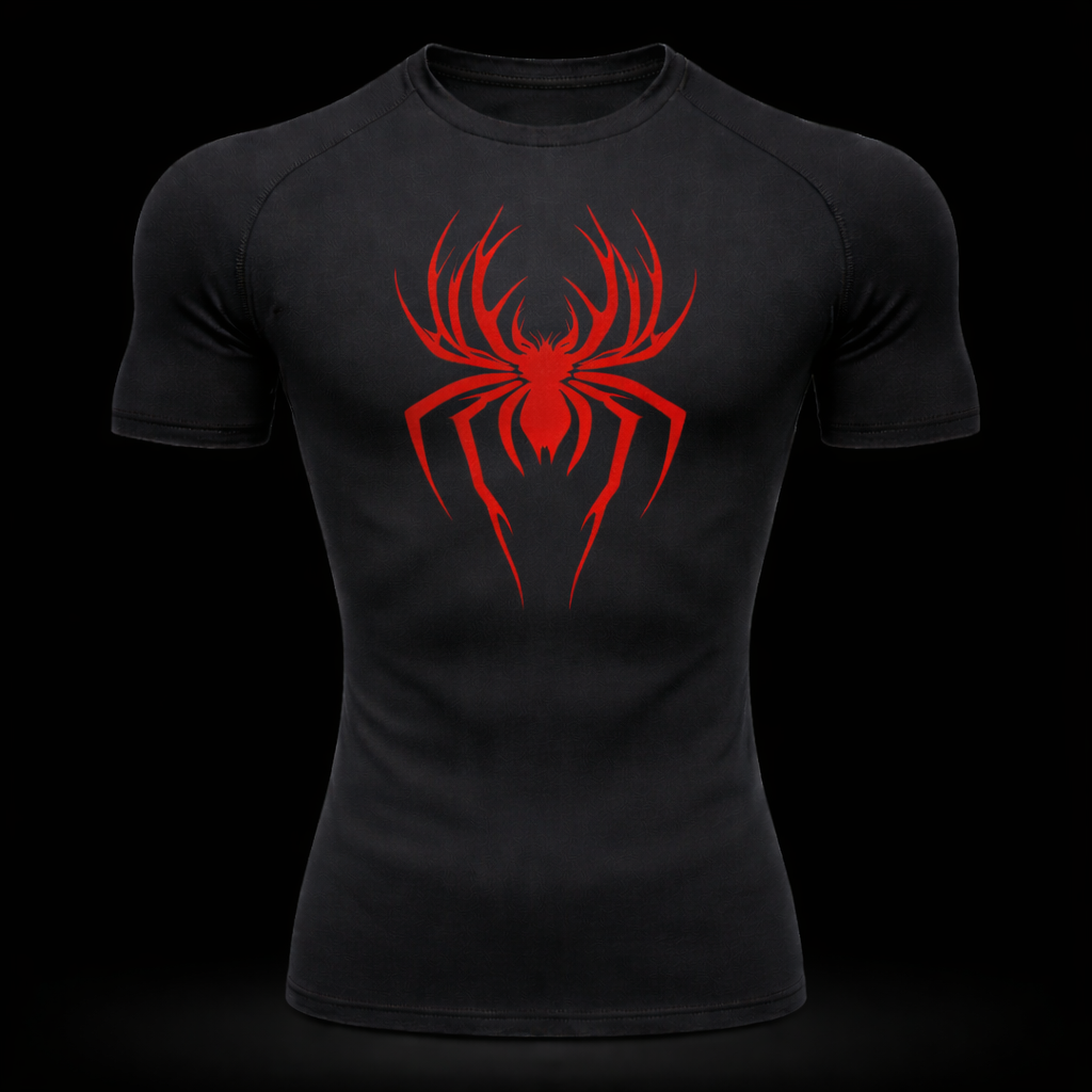 Predator Spider Compression Shirt – Athletic Fit | MAZENTIH