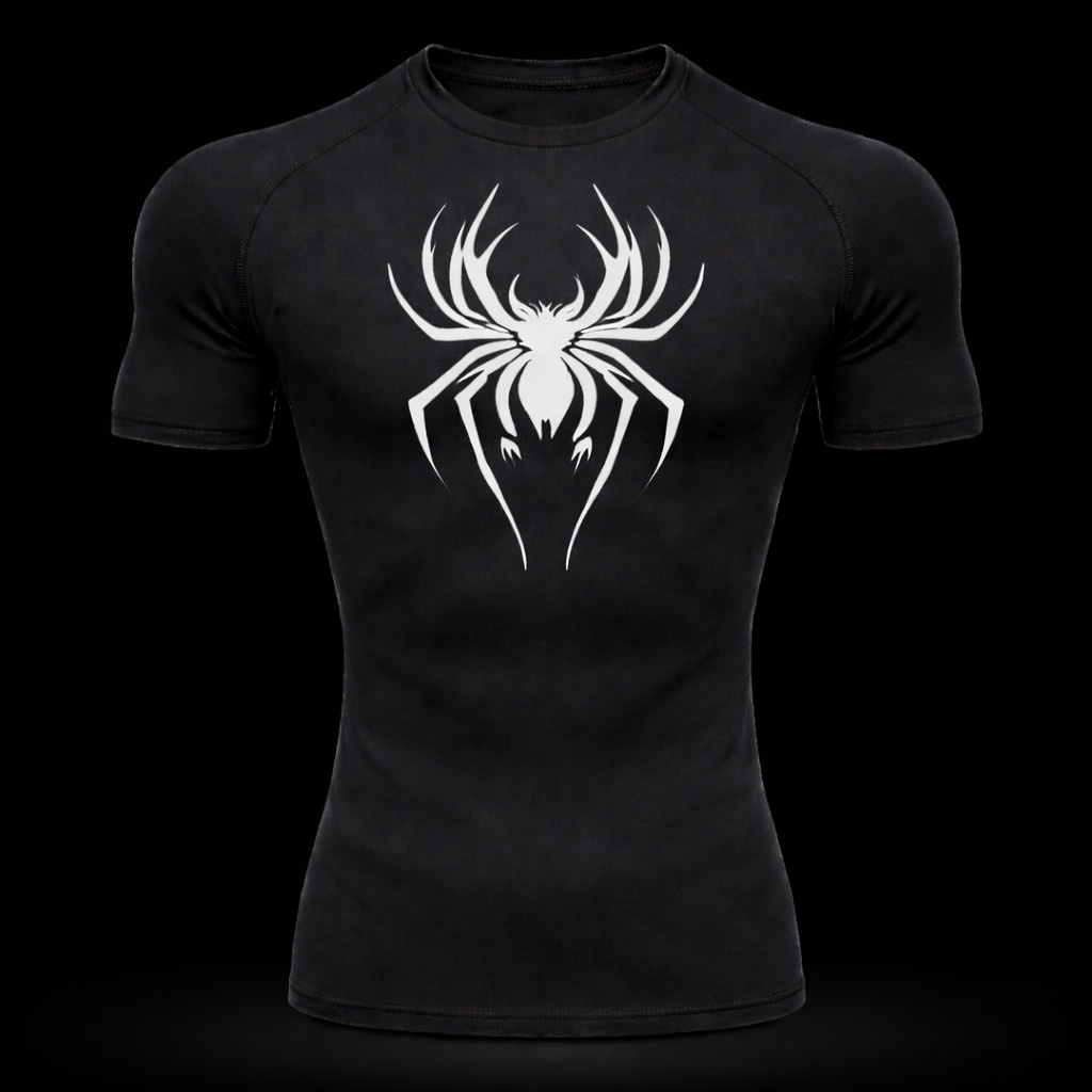 Predator Spider Compression Shirt – Athletic Fit | MAZENTIH
