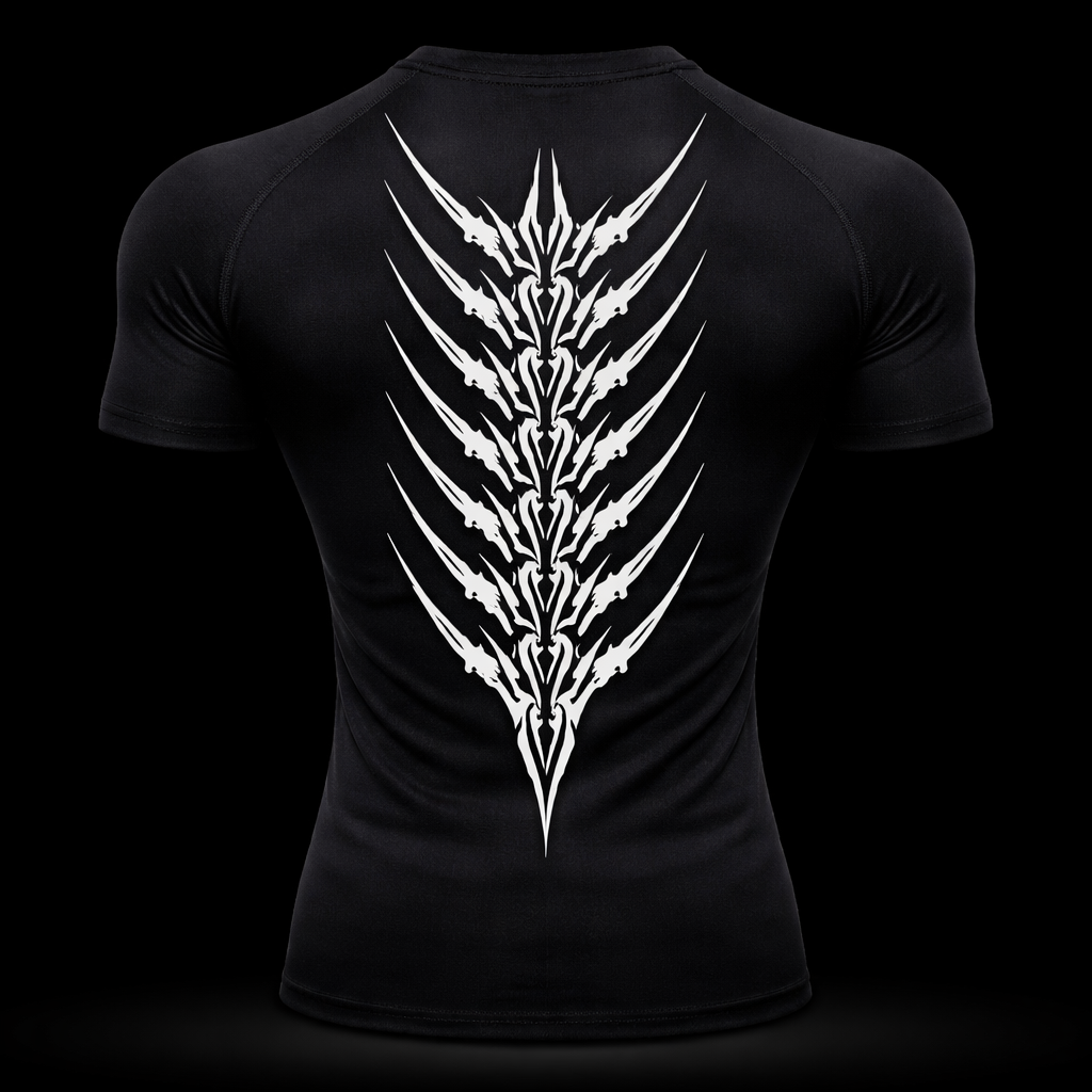 Dark Authority Compression Shirt – Athletic Fit | MAZENTIH