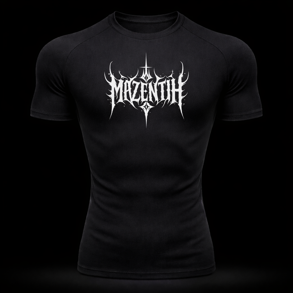 Dark Authority Compression Shirt – Athletic Fit | MAZENTIH