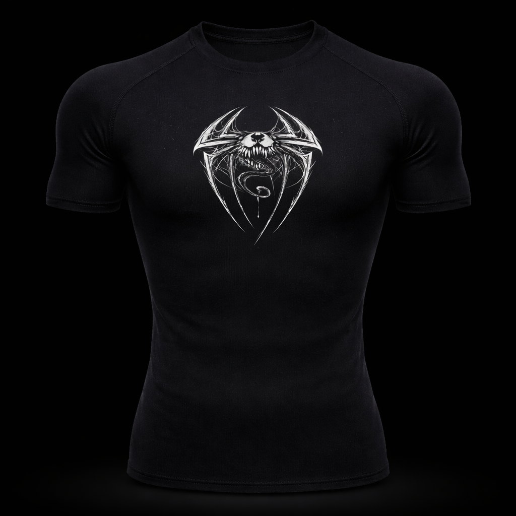 Venom Spider Compression Shirt – Athletic Fit | MAZENTIH