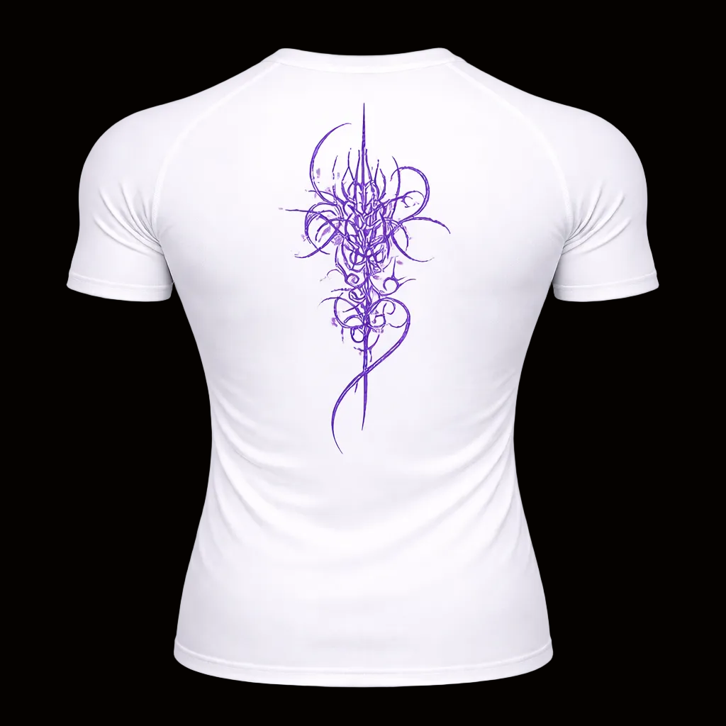 Cursed Sigil Compression Shirt – Athletic Fit | MAZENTIH