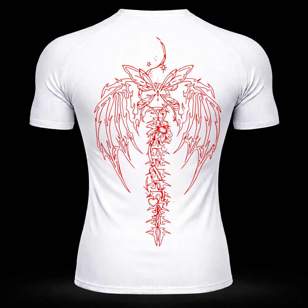 Demon Spine Compression Shirt – Athletic Fit | MAZENTIH