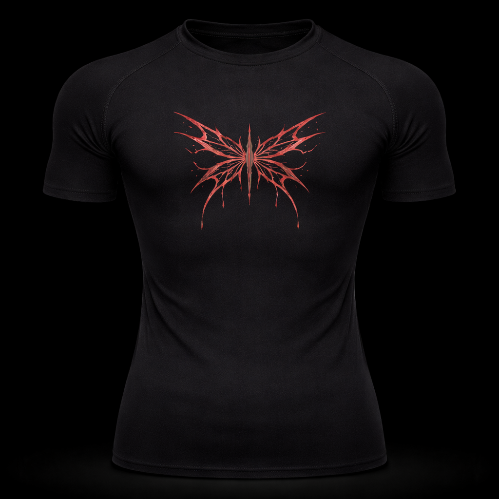 Demon Spine Compression Shirt – Athletic Fit | MAZENTIH