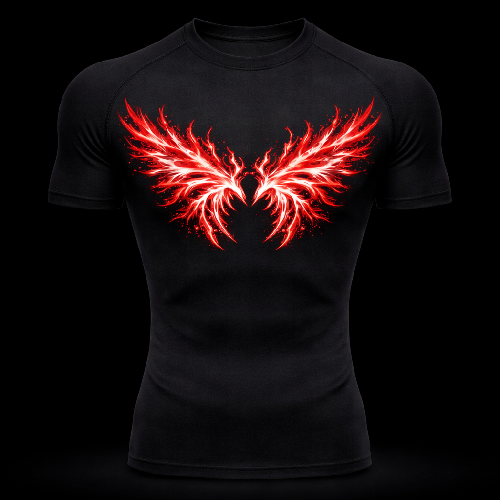 Energy Wings Compression Shirt – Athletic Fit | MAZENTIH