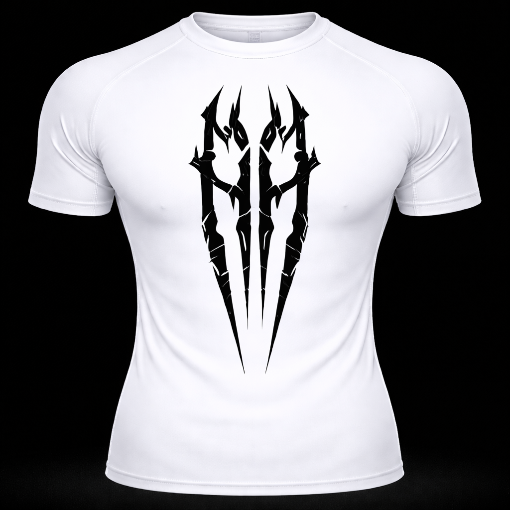 Shadow Rift Compression Shirt – Athletic Fit | MAZENTIH