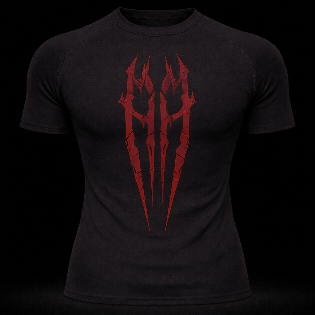 Shadow Rift Compression Shirt – Athletic Fit | MAZENTIH