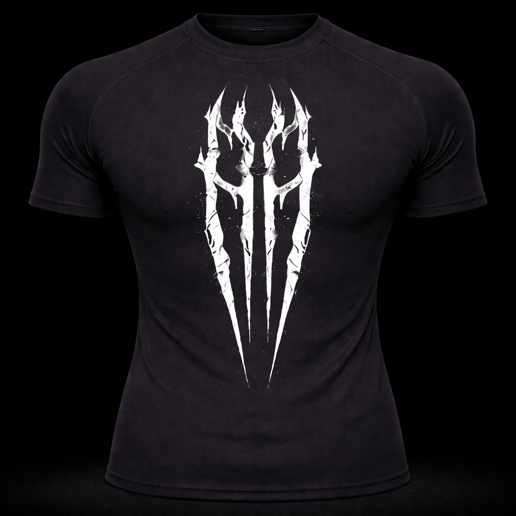 Shadow Rift Compression Shirt – Athletic Fit | MAZENTIH