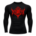 Dark Berserk Gym Compression – Athletic Fit | MAZENTIH