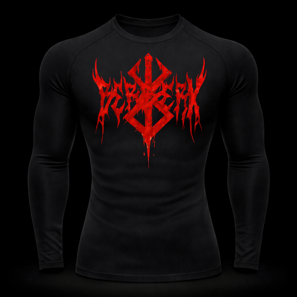 Dark Berserk Gym Compression – Athletic Fit | MAZENTIH