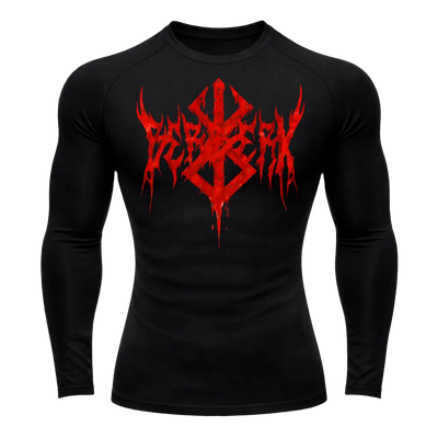 Dark Berserk Gym Compression – Athletic Fit | MAZENTIH