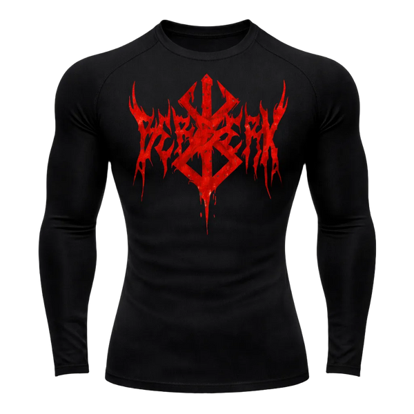 Dark Berserk Gym Compression – Athletic Fit | MAZENTIH