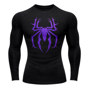 Purple Spider Gym Compression – Athletic Fit | MAZENTIH