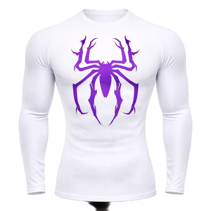 Purple Spider Gym Compression – Athletic Fit | MAZENTIH