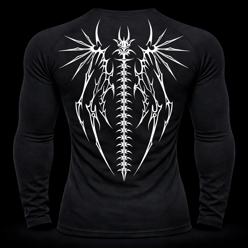 Iron Spine Compression – Dark Athletic Fit | MAZENTIH