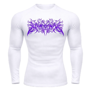 Purple Chaos Compression – Athletic Fit | MAZENTIH