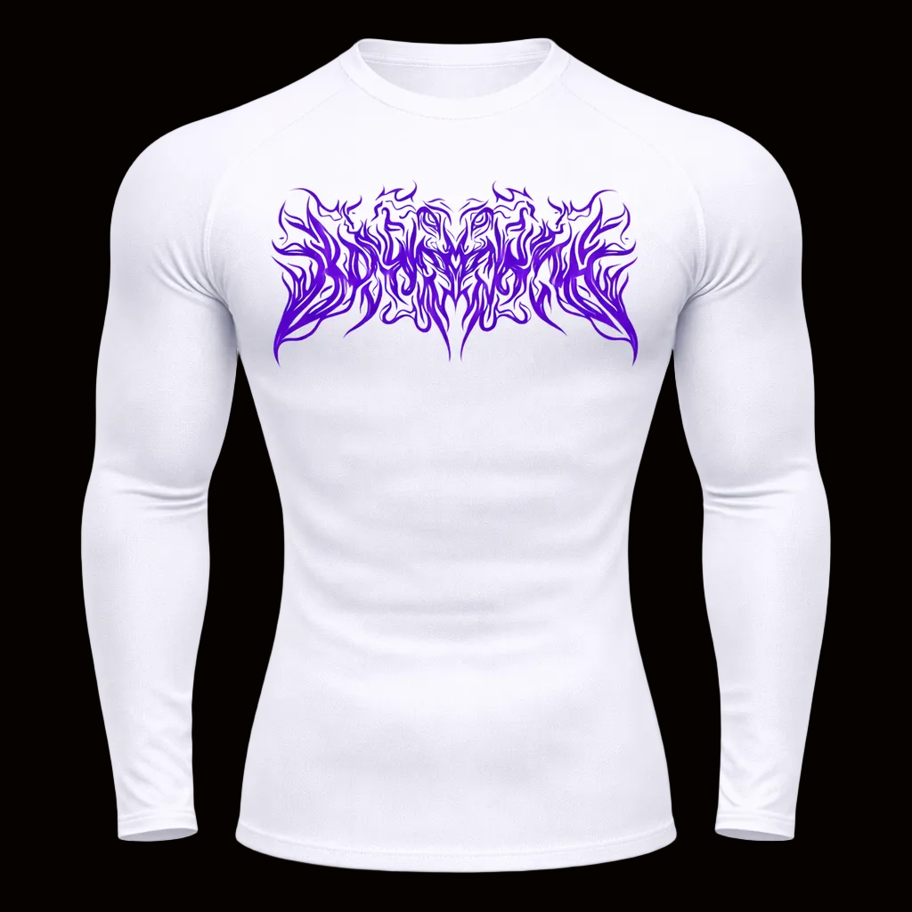 Purple Chaos Compression – Athletic Fit | MAZENTIH