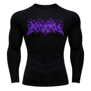 Purple Chaos Compression – Athletic Fit | MAZENTIH