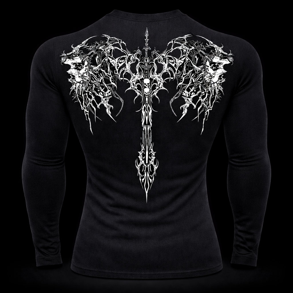 Black Ritual Compression – Dark Athletic Fit | MAZENTIH