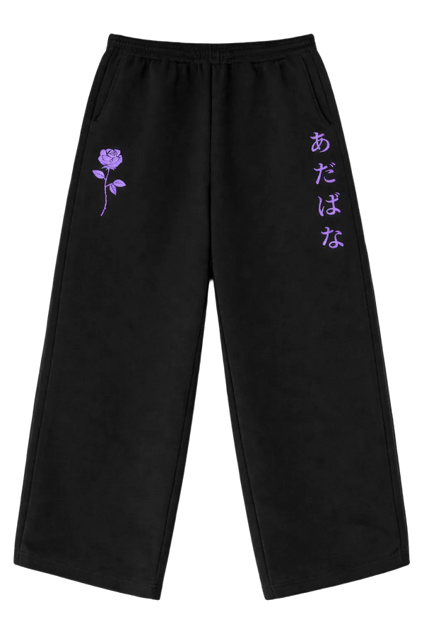Purple Flower Baggy – Gym Pants |MAZENTIH