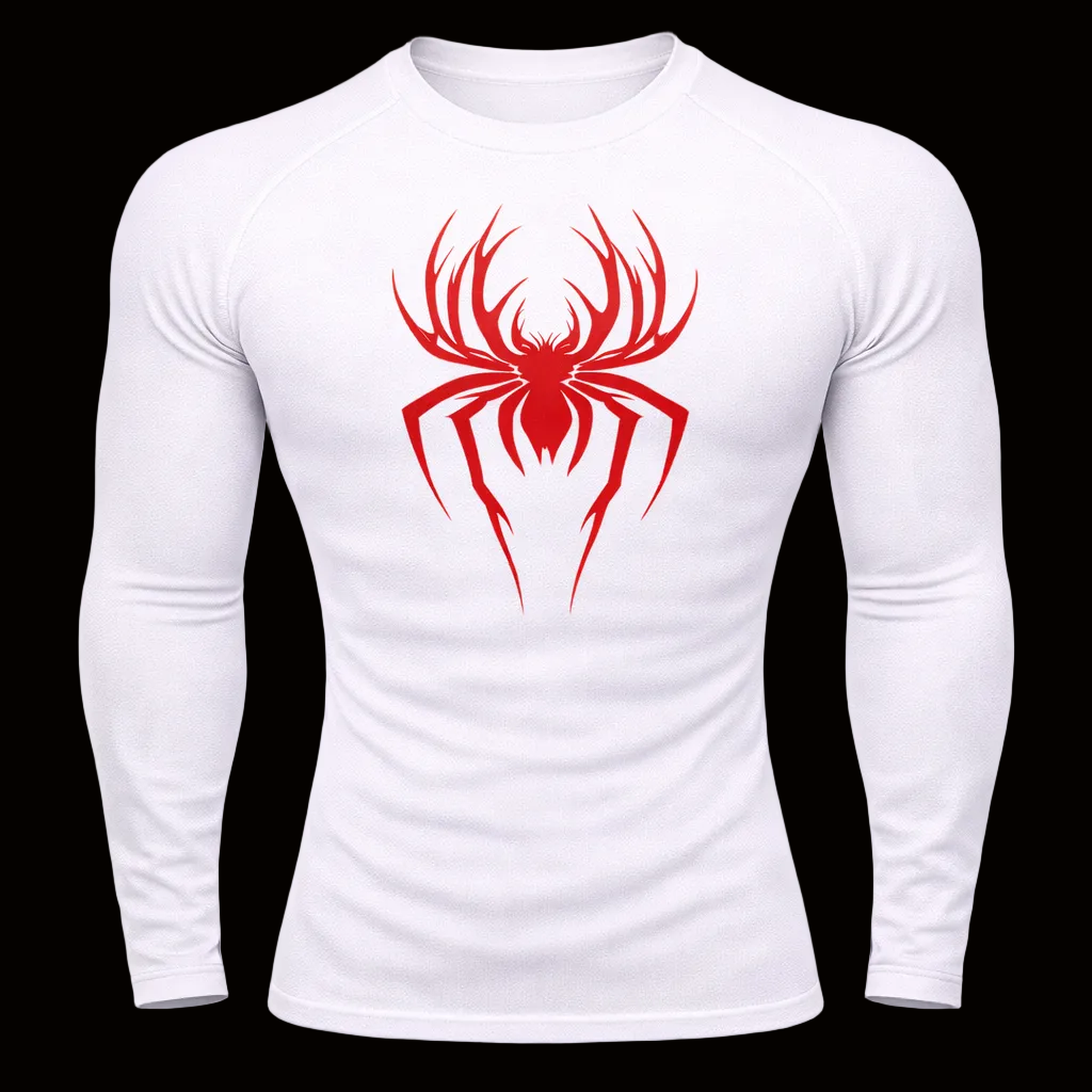Predator Spider Gym Compression – Dark Athletic Fit | MAZENTIH