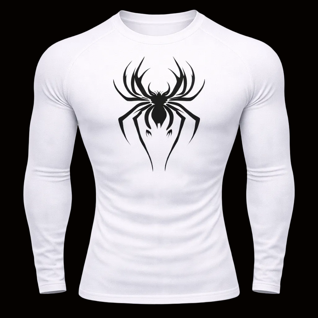 Predator Spider Gym Compression – Dark Athletic Fit | MAZENTIH