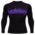 Purple Scribble Compression – Athletic Fit | MAZENTIH
