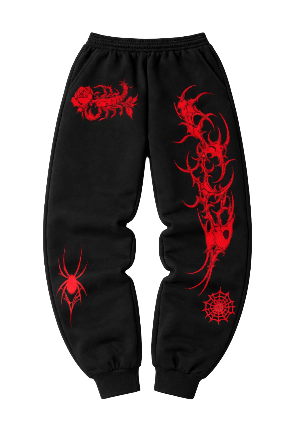 Crimson Spider Strike Gym Jogger Pants | MAZENTIH