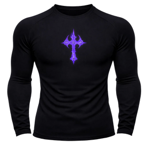 Cursed Sigil Compression Shirt – Athletic Fit | MAZENTIH