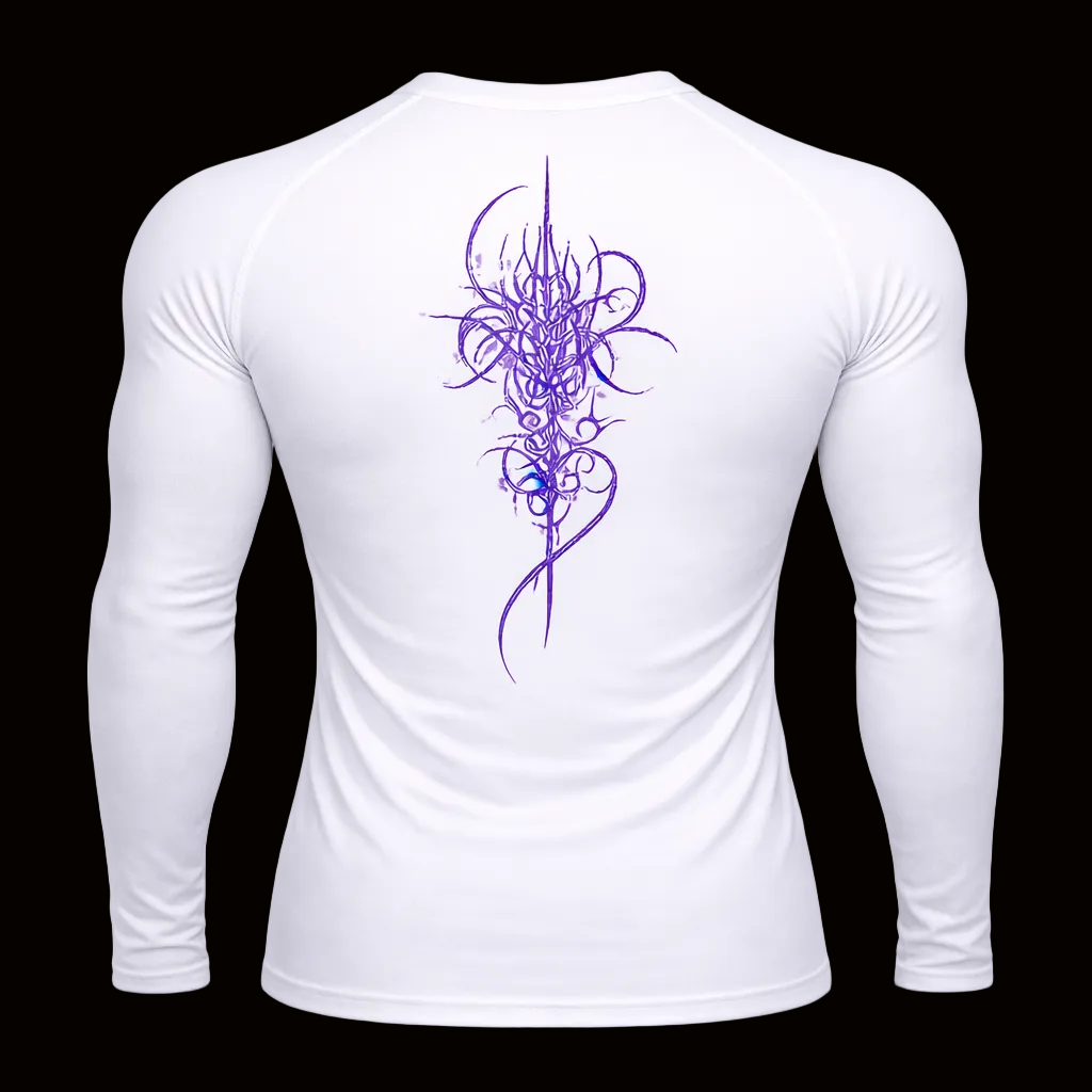 Cursed Sigil Compression Shirt – Athletic Fit | MAZENTIH