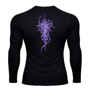 Cursed Sigil Compression Shirt – Athletic Fit | MAZENTIH