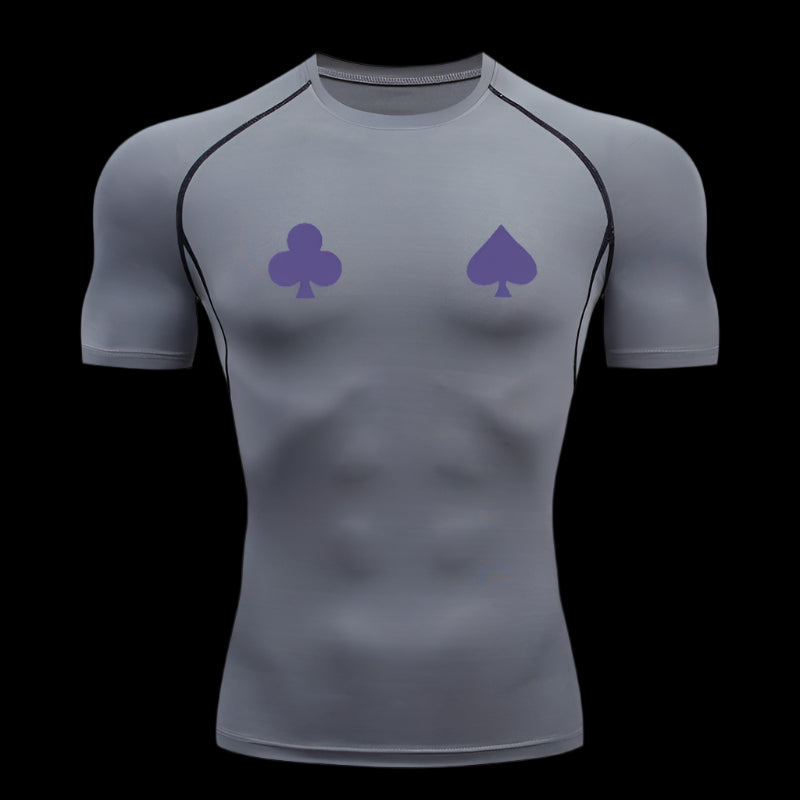 Arcane Joker Compression Shirt – Card Emblem Style